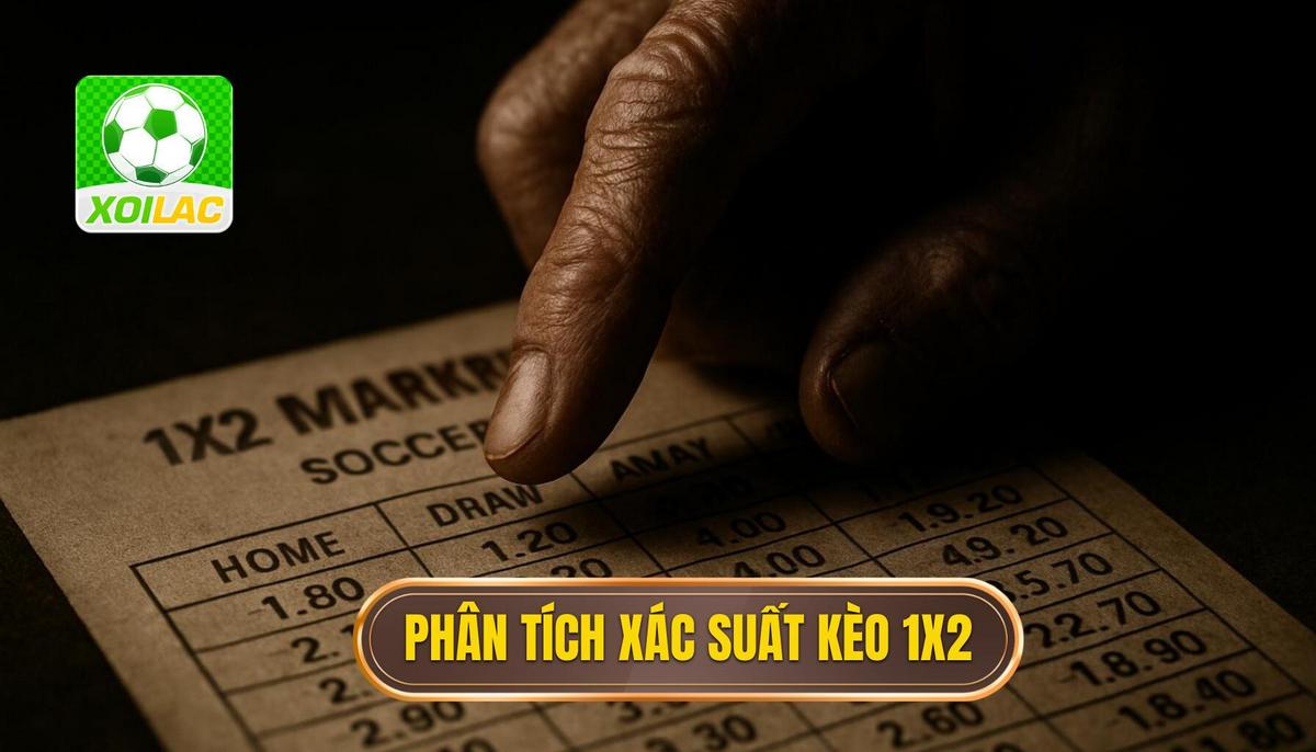 Phân tích xác suất và lợi thế khi chơi kèo 1x2