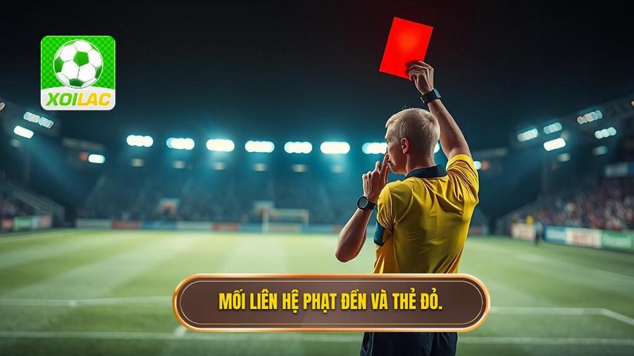 1. Mối liên hệ phạt đền và thẻ đỏ.