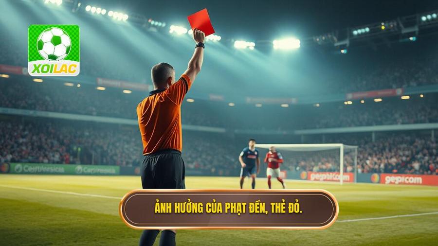 3. Ảnh hưởng của phạt đền, thẻ đỏ.