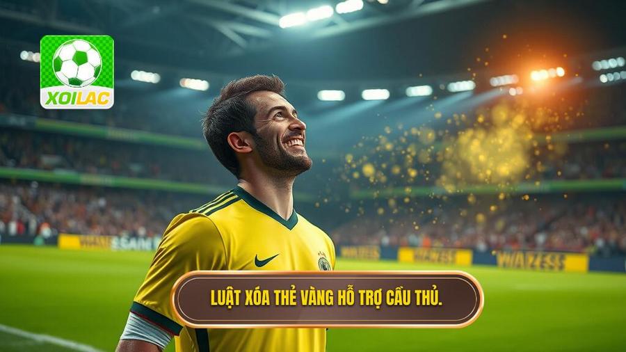 3. Luật xóa thẻ vàng hỗ trợ cầu thủ.