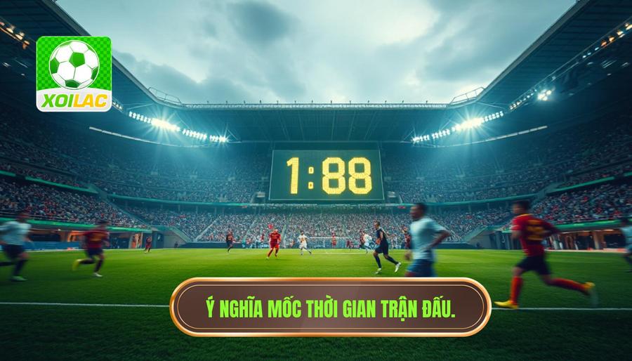 Ý nghĩa của mốc thời gian trong một trận cầu đang đá phút 1–90