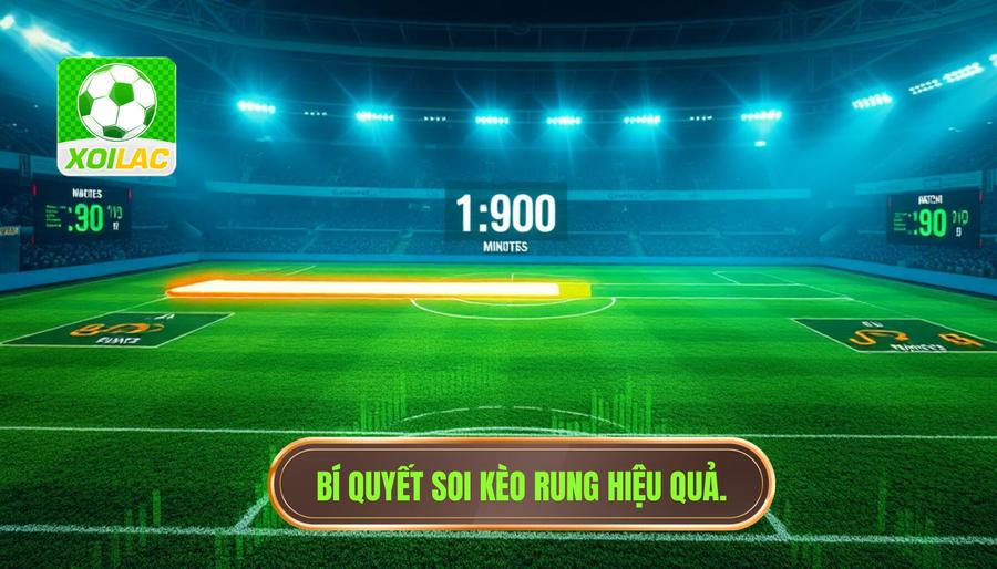 Nghệ thuật soi kèo rung trong trận cầu đang đá phút 1–90